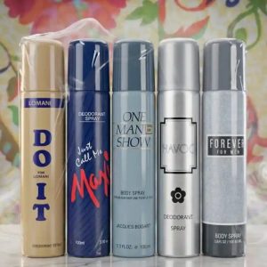 100 ML 5 pcs Body Spray Combo