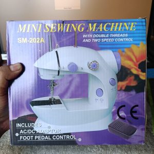 Dual Speed Portable Electric Sewing Machine – Double Thread with Pedal